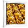 China 10MKm2 Collection - Gold Buddhist Statue in Longhua Temple-Philippe Hugonnard-Framed Photographic Print