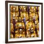 China 10MKm2 Collection - Gold Buddhist Statue in Longhua Temple-Philippe Hugonnard-Framed Photographic Print