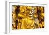 China 10MKm2 Collection - Gold Buddhist Statues in Longhua Temple-Philippe Hugonnard-Framed Photographic Print