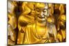 China 10MKm2 Collection - Gold Buddhist Statues in Longhua Temple-Philippe Hugonnard-Mounted Photographic Print