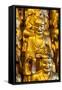 China 10MKm2 Collection - Gold Buddhist Statues in Longhua Temple-Philippe Hugonnard-Framed Stretched Canvas