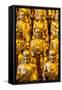 China 10MKm2 Collection - Gold Buddhist Statues in Longhua Temple-Philippe Hugonnard-Framed Stretched Canvas