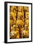 China 10MKm2 Collection - Gold Buddhist Statues in Longhua Temple-Philippe Hugonnard-Framed Photographic Print