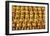 China 10MKm2 Collection - Gold Buddhist Statues in Longhua Temple-Philippe Hugonnard-Framed Photographic Print