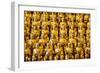 China 10MKm2 Collection - Gold Buddhist Statues in Longhua Temple-Philippe Hugonnard-Framed Photographic Print