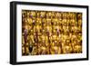 China 10MKm2 Collection - Gold Buddhist Statues in Longhua Temple-Philippe Hugonnard-Framed Photographic Print