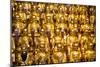 China 10MKm2 Collection - Gold Buddhist Statues in Longhua Temple-Philippe Hugonnard-Mounted Photographic Print