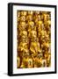 China 10MKm2 Collection - Gold Buddhist Statues in Longhua Temple-Philippe Hugonnard-Framed Photographic Print