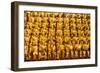 China 10MKm2 Collection - Gold Buddhist Statues in Longhua Temple-Philippe Hugonnard-Framed Photographic Print