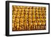 China 10MKm2 Collection - Gold Buddhist Statues in Longhua Temple-Philippe Hugonnard-Framed Photographic Print