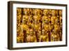 China 10MKm2 Collection - Gold Buddhist Statues in Longhua Temple-Philippe Hugonnard-Framed Photographic Print