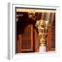 China 10MKm2 Collection - Golden Chinese Lion Statue Jing An Temple - Shanghai-Philippe Hugonnard-Framed Photographic Print