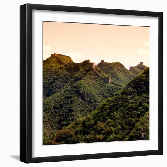 China 10MKm2 Collection - Great Wall of China - Fall Colors-Philippe Hugonnard-Framed Photographic Print