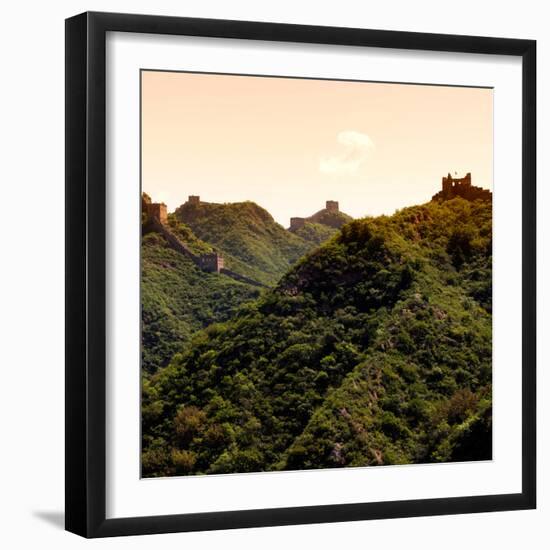 China 10MKm2 Collection - Great Wall of China - Fall Colors-Philippe Hugonnard-Framed Photographic Print