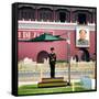 China 10MKm2 Collection - Guard in the Tiananmen Square - Beijing-Philippe Hugonnard-Framed Stretched Canvas