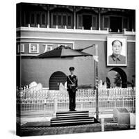 China 10MKm2 Collection - Guard in the Tiananmen Square - Beijing-Philippe Hugonnard-Stretched Canvas