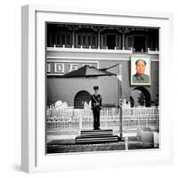 China 10MKm2 Collection - Guard in the Tiananmen Square - Beijing-Philippe Hugonnard-Framed Photographic Print