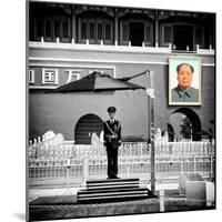 China 10MKm2 Collection - Guard in the Tiananmen Square - Beijing-Philippe Hugonnard-Mounted Photographic Print