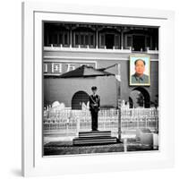 China 10MKm2 Collection - Guard in the Tiananmen Square - Beijing-Philippe Hugonnard-Framed Photographic Print