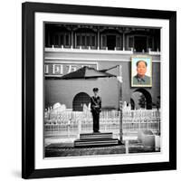 China 10MKm2 Collection - Guard in the Tiananmen Square - Beijing-Philippe Hugonnard-Framed Photographic Print