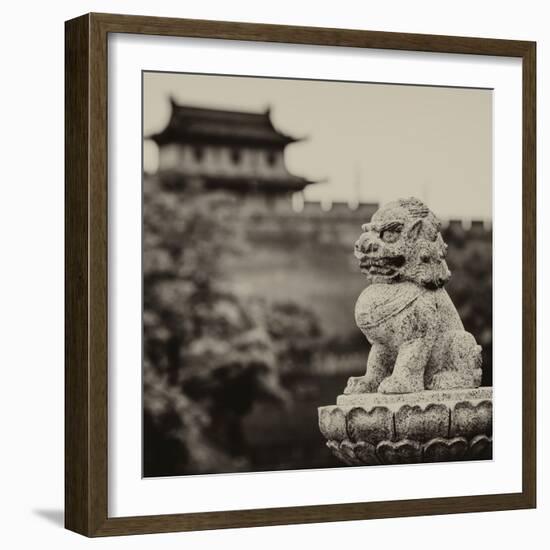 China 10MKm2 Collection - Guardian of the Temple-Philippe Hugonnard-Framed Photographic Print