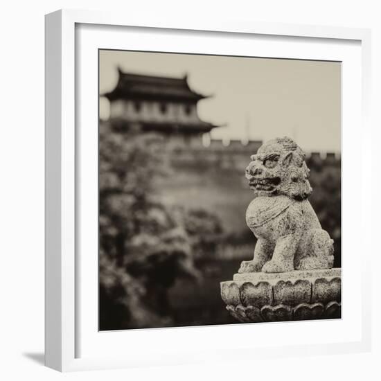 China 10MKm2 Collection - Guardian of the Temple-Philippe Hugonnard-Framed Photographic Print