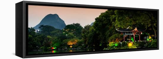 China 10MKm2 Collection - Guilin at night-Philippe Hugonnard-Framed Stretched Canvas