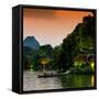 China 10MKm2 Collection - Guilin at night-Philippe Hugonnard-Framed Stretched Canvas