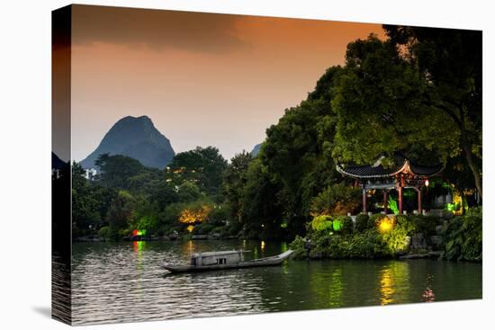 China 10MKm2 Collection - Guilin at night-Philippe Hugonnard-Stretched Canvas