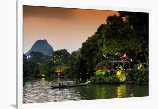 China 10MKm2 Collection - Guilin at night-Philippe Hugonnard-Framed Photographic Print