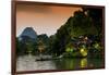 China 10MKm2 Collection - Guilin at night-Philippe Hugonnard-Framed Photographic Print
