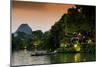 China 10MKm2 Collection - Guilin at night-Philippe Hugonnard-Mounted Photographic Print