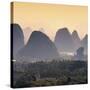 China 10MKm2 Collection - Guilin National Park at Sunset-Philippe Hugonnard-Stretched Canvas