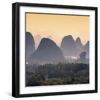 China 10MKm2 Collection - Guilin National Park at Sunset-Philippe Hugonnard-Framed Photographic Print