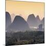 China 10MKm2 Collection - Guilin National Park at Sunset-Philippe Hugonnard-Mounted Photographic Print