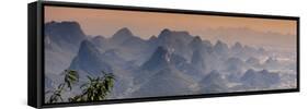 China 10MKm2 Collection - Guilin National Park at Sunset-Philippe Hugonnard-Framed Stretched Canvas