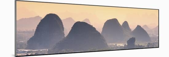 China 10MKm2 Collection - Guilin National Park at Sunset-Philippe Hugonnard-Mounted Photographic Print