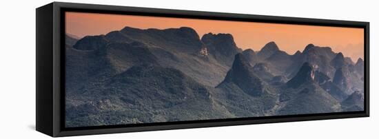 China 10MKm2 Collection - Guilin National Park at Sunset-Philippe Hugonnard-Framed Stretched Canvas