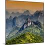 China 10MKm2 Collection - Guilin National Park at Sunset-Philippe Hugonnard-Mounted Photographic Print