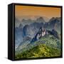 China 10MKm2 Collection - Guilin National Park at Sunset-Philippe Hugonnard-Framed Stretched Canvas