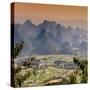 China 10MKm2 Collection - Guilin National Park at Sunset-Philippe Hugonnard-Stretched Canvas