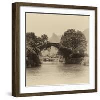 China 10MKm2 Collection - Guilin Yangshuo Bridge-Philippe Hugonnard-Framed Photographic Print