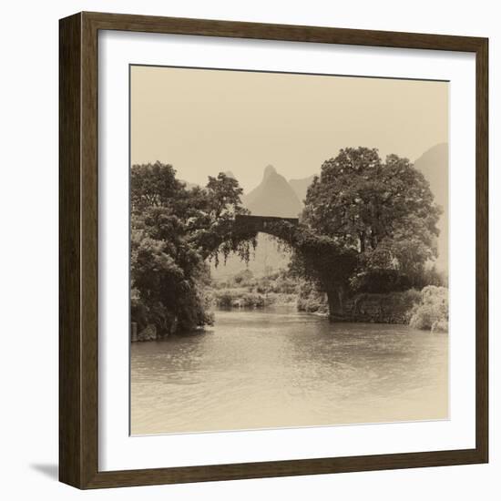 China 10MKm2 Collection - Guilin Yangshuo Bridge-Philippe Hugonnard-Framed Photographic Print