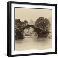 China 10MKm2 Collection - Guilin Yangshuo Bridge-Philippe Hugonnard-Framed Photographic Print