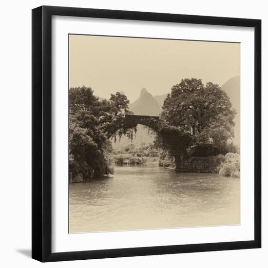 China 10MKm2 Collection - Guilin Yangshuo Bridge-Philippe Hugonnard-Framed Photographic Print