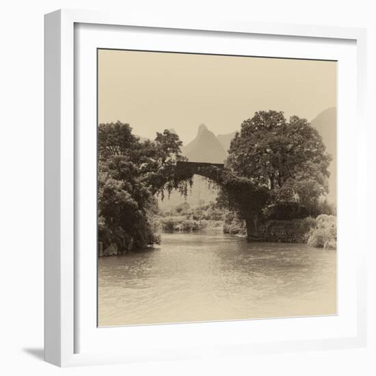 China 10MKm2 Collection - Guilin Yangshuo Bridge-Philippe Hugonnard-Framed Photographic Print