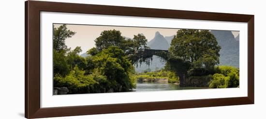 China 10MKm2 Collection - Guilin Yangshuo Bridge-Philippe Hugonnard-Framed Photographic Print