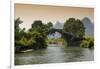 China 10MKm2 Collection - Guilin Yangshuo Bridge-Philippe Hugonnard-Framed Photographic Print