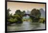 China 10MKm2 Collection - Guilin Yangshuo Bridge-Philippe Hugonnard-Framed Photographic Print