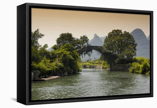 China 10MKm2 Collection - Guilin Yangshuo Bridge-Philippe Hugonnard-Framed Stretched Canvas